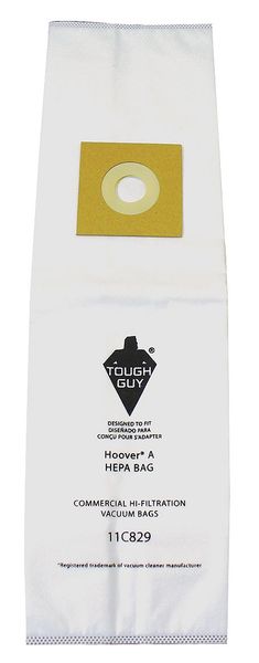 Vacuum Bag, 5-Ply, Synthetic HEPA Filter Bag