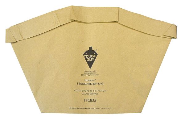 Vacuum Bag, 1-Ply, Paper Bag