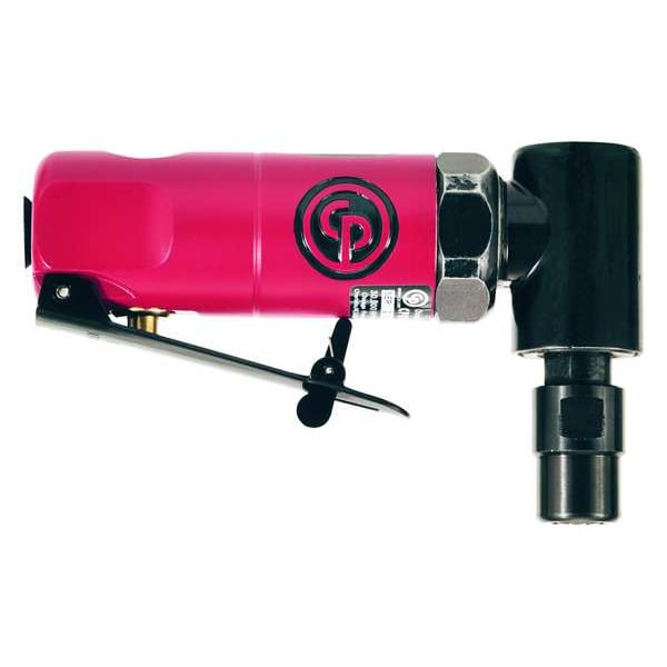 Right Angle Die Grinder, 1/4 in NPT Female Air Inlet, 1/4 in Collet, Medium Duty, 22,500 RPM