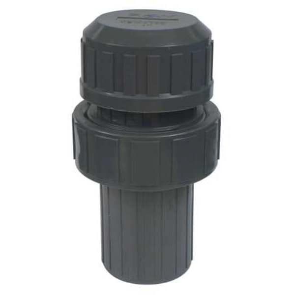 Vacuum Breaker, 1/2 In., FNPT, PVC, 150 psi