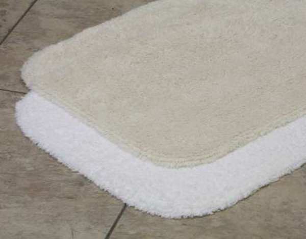 Bath Rug, Elegance, 17x24, 28 oz., White