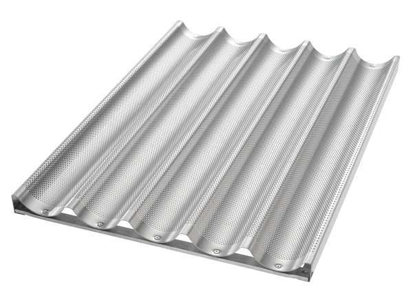 Baguette/French Bread Pan, 5 Moulds