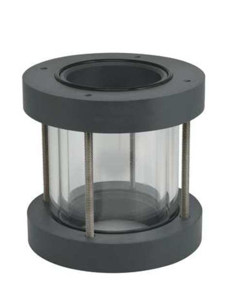 Double Wall Sight, 4 In. Flange, PVC