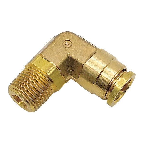 90Deg Swivel Male Elbow, 5/8 In