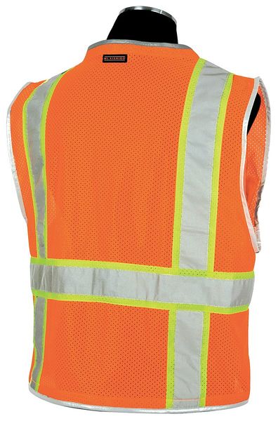 3XL Class 2 High Visibility Vest, Orange