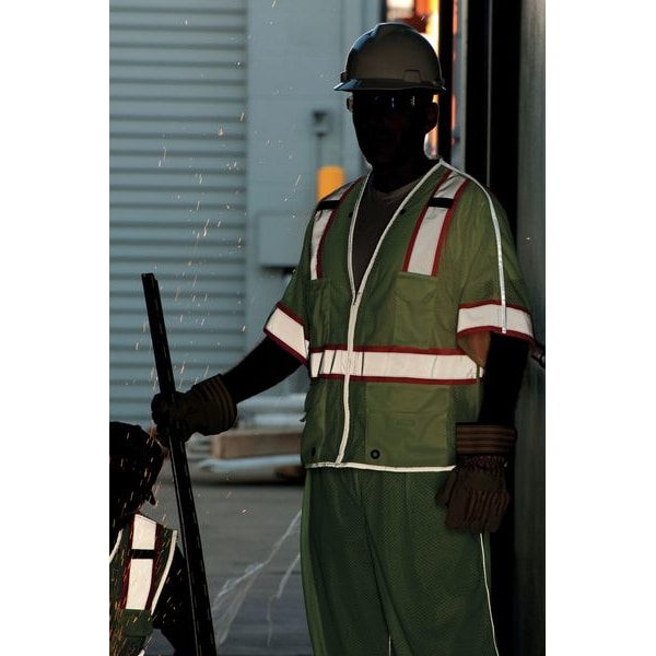 3XL Class 3 High Visibility Vest, Orange