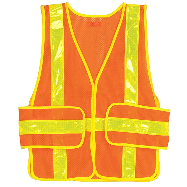 2XL Class 3 High Visibility Vest, Orange