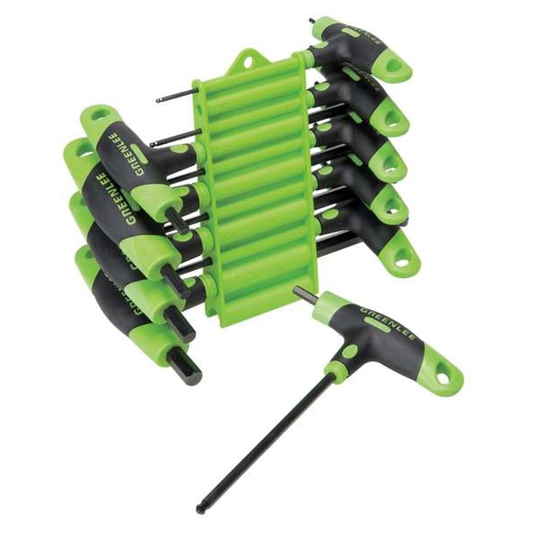 10 Piece SAE T-Shape Hex Key Set, 0254-40