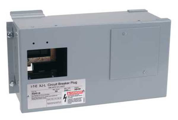 BusPlug Encl, 50A, 120/240V, 4P, 4G W, 1Ph, XQ