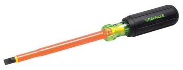 Insulated Slotted Screwdriver 5/16 in Round