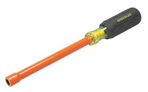 Nut Driver, 5/16 in., Hollow, Ins, 6 in.