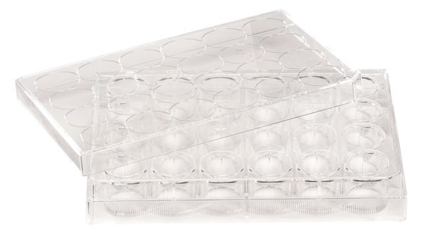 24 Well Tissue Culture Plate w/Lid, PK50