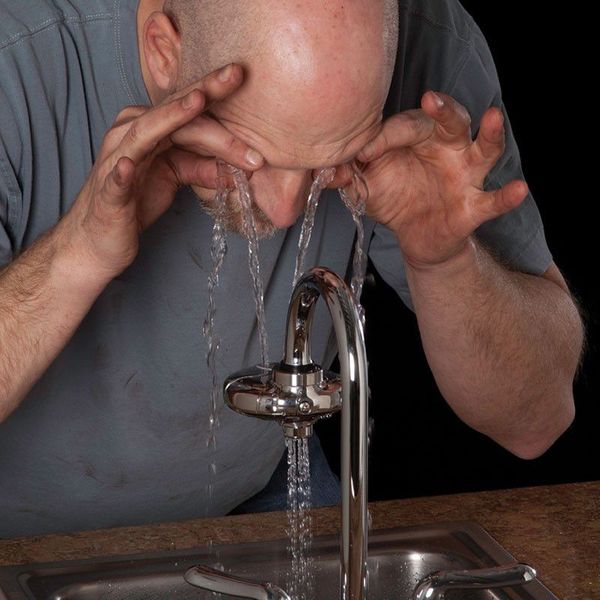 Faucet Mounted Eyewash Station No Bowl