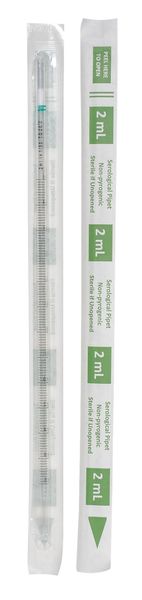 2mL Pipet, Individually Wrap/Bag, PK600