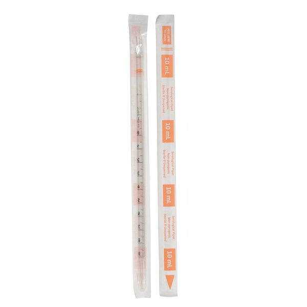 10mL Pipet, Individually Wrap/Bag, PK200