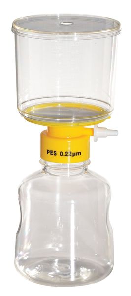 500mL Filter Unit, 0.22um, 75mm, PK12