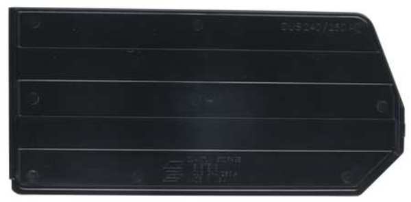 Plastic Divider, Black, 13 3/4 in L, 6 1/2 in W, 6 1/2 in H