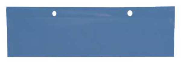 Clear Plastic Conductive ESD Label Holder, 8 1/2 in L, 2 1/2 in W