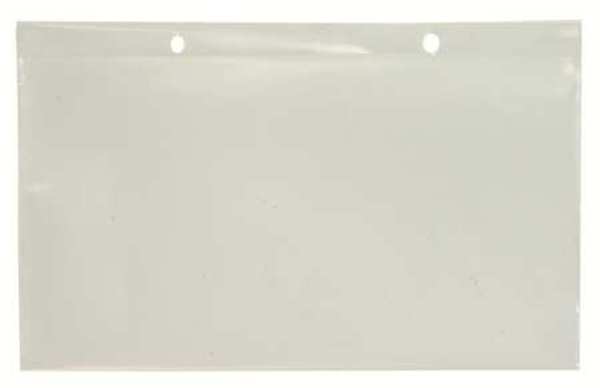 Clear Plastic Conductive ESD Label Holder, 5 1/2 in L, 5 1/4 in W