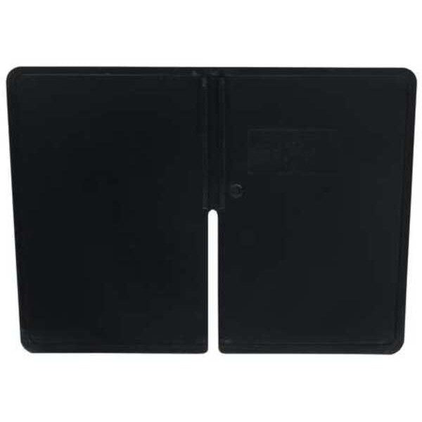 Plastic Divider, Black, 4 3/4 in L, 3 3/4 in W, 3 3/4 in H
