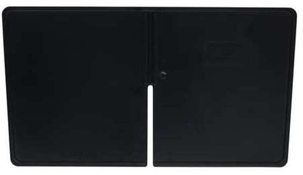 Plastic Divider, Black, 7 in L, 3 3/4 in W, 3 3/4 in H