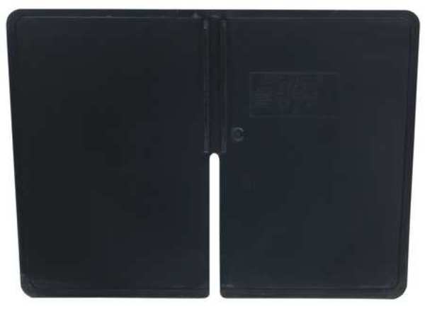 Plastic Divider, Black, 4 3/4 in L, 3 3/4 in W, 3 3/4 in H