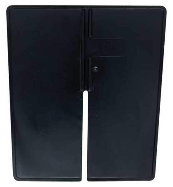 Plastic Divider, Black, 16 1/4 in L, 6 in W, 6 in H