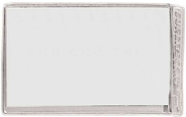 Clear Plastic Label Holder, 5 in L, 3 in W, 24 PK