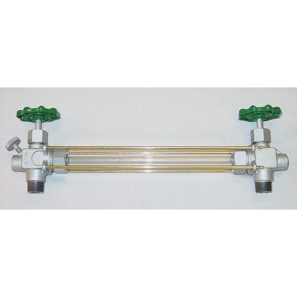Gagecock, Steel, 3/4 In.OD Glass, PR
