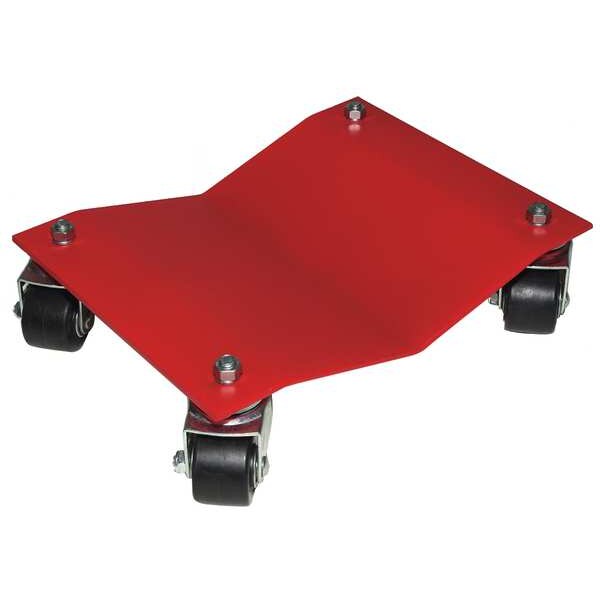 Auto Dolly, Steel, 16 L x 12 W In., PK2