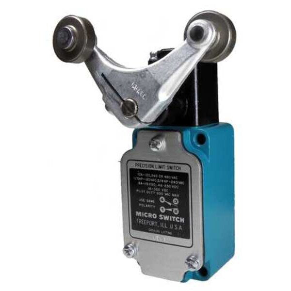 Limit Switch, Roller Lever, Rotary, 1NC/1NO, 10A @ 480V AC