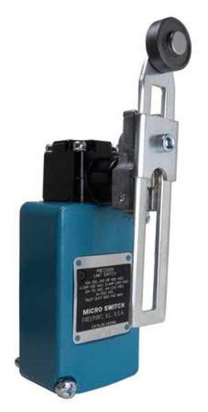 Limit Switch, Roller Lever, Rotary, 1NC/1NO, 10A @ 480V AC