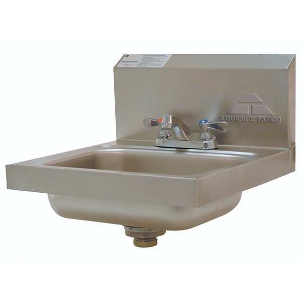 Hand Sink, Wall, 17-1/4 In. L, 17-1/4 In. W