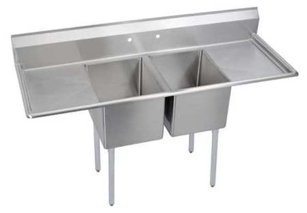 Floor Mount Scullery Sink, Stainless Steel Bowl Size 16