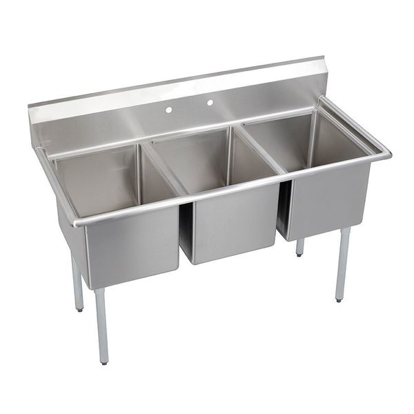 Floor Mount Scullery Sink, Stainless Steel Bowl Size 16