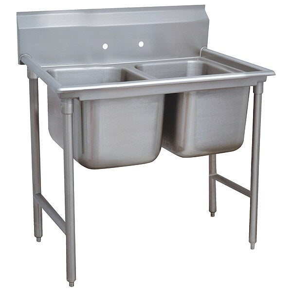 27 in W x 44 in L x 42 in H, Floor Mount, 304 Stainless steel
