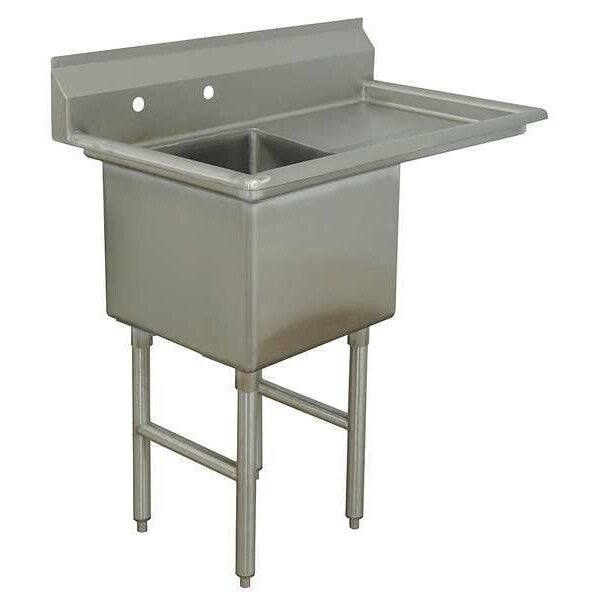 24 in W x 38 1/2 in L x 43 in H, Floor Mount, 304 Stainless steel