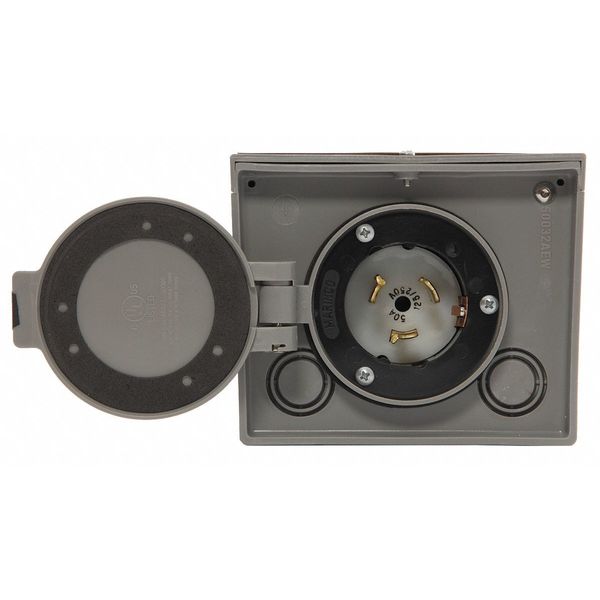 Power Inlet Box, 50 Amp