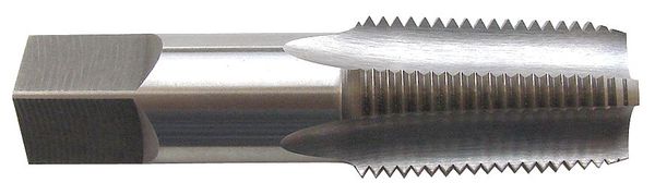 Straight Flute Hand Tap , M11-1.50 , Plug , 4 Flutes, Metric