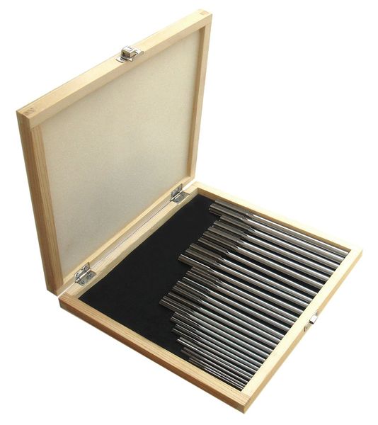 Chucking Reamer Sets, 1/16In- 1/2In, 15pc