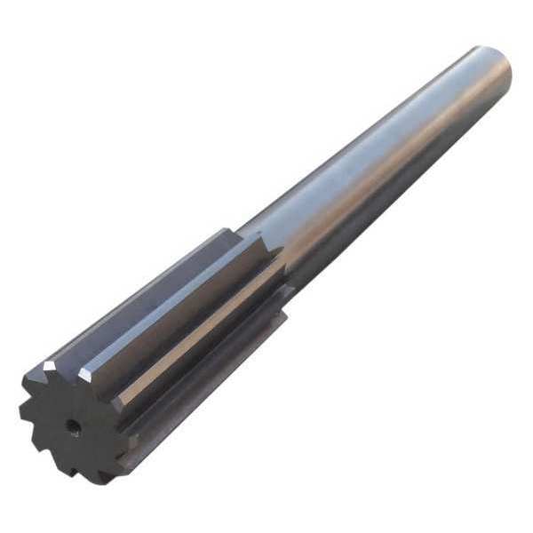 Chucking Reamer, 1-3/16 In., 10 Flute, HSS