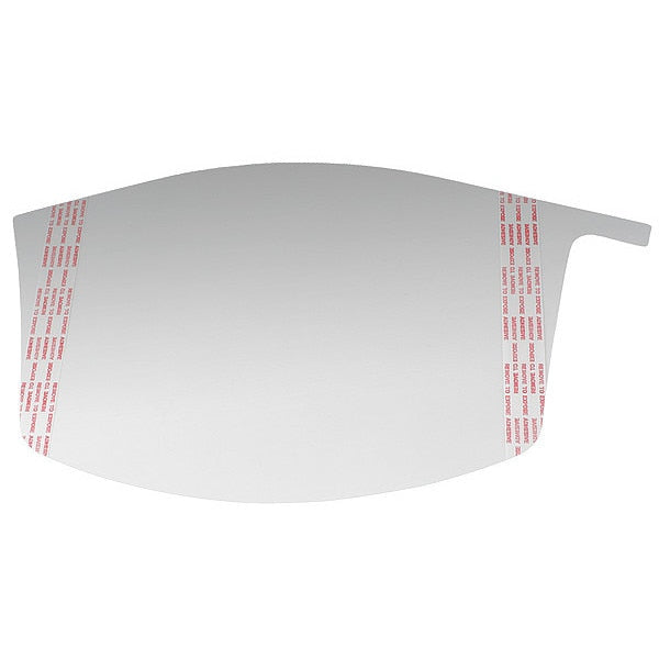Versaflo Peel-Off Visor Covers, Lens Covers, Clear, Pack 10
