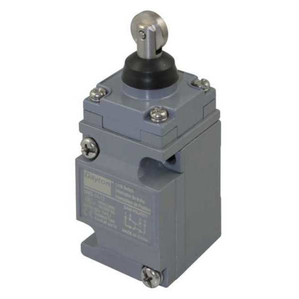 Heavy Duty Limit Switch, Plunger, Roller, SPDT, 10A @ 600V AC