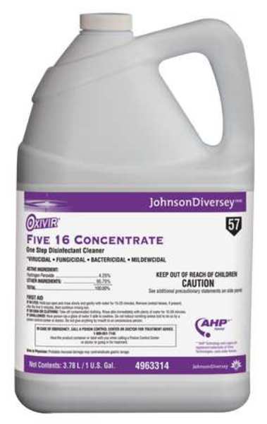 Cleaner and Disinfectant, 1 gal. Jug, characteristic