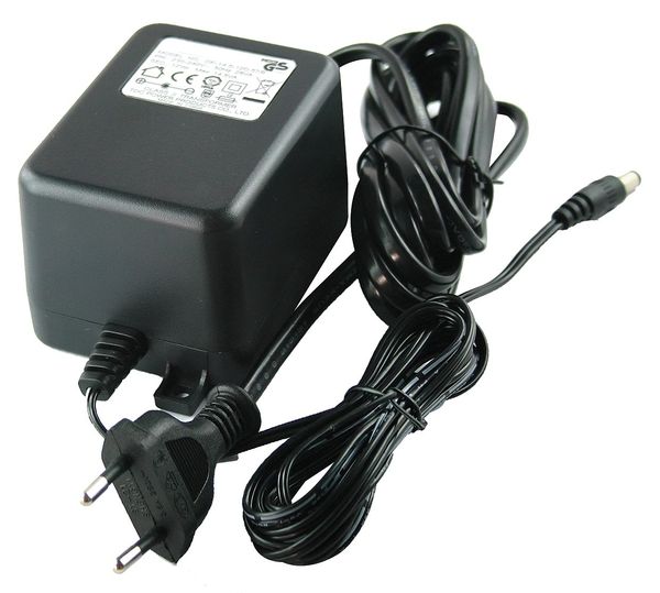 Plug-In Charger, EU, Desktop, 12V DC, Neg