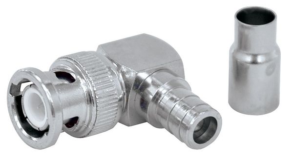 Cable Coupler, BNC/Male, RG6 Coax, PK10