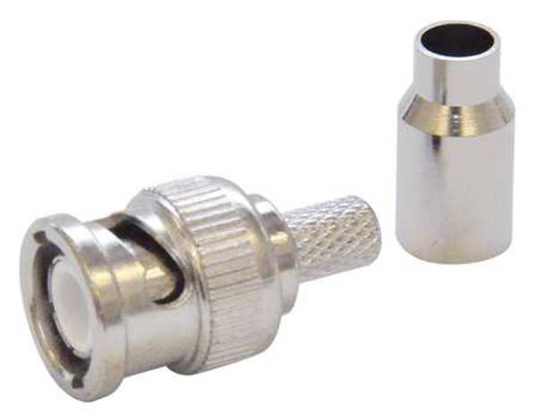 Cable Coupler, BNC/Male, RG58 Coax, PK10