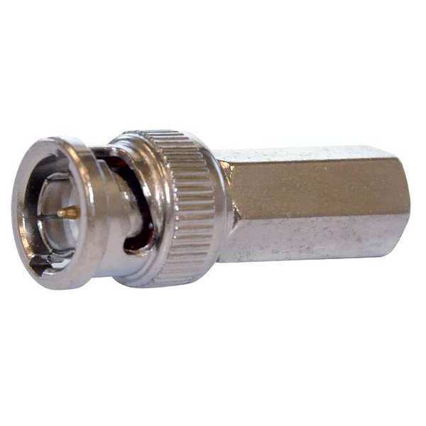 Cable Coupler, BNC/Male, RG6 Coax, PK10