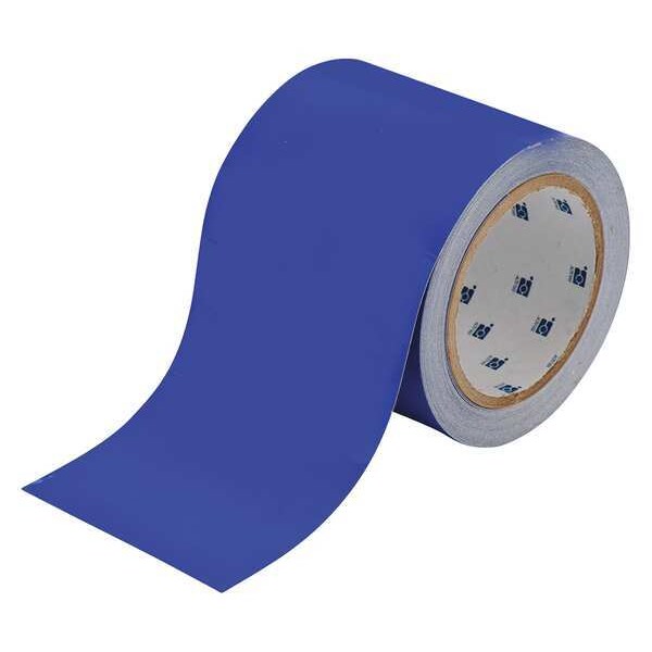 Floor Marking Tape, Roll, 4In W, 100 ft. L