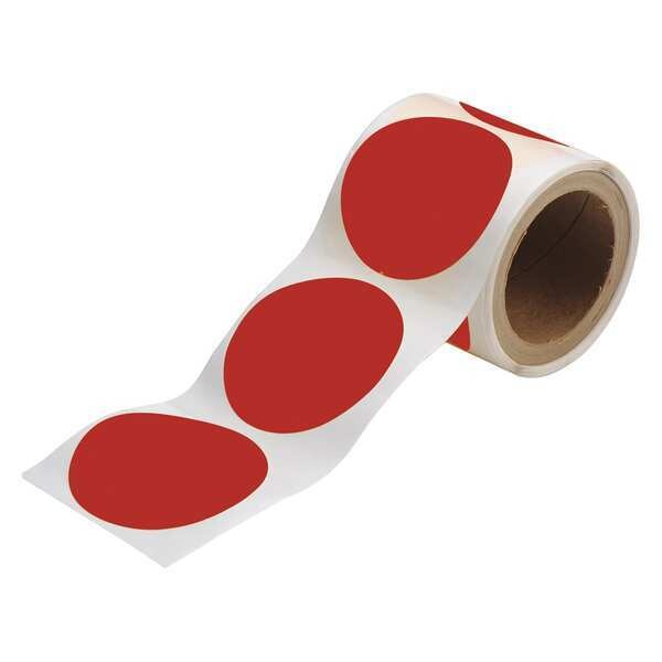 Floor Marking Tape, Dot, 3-1/2In D, PK350